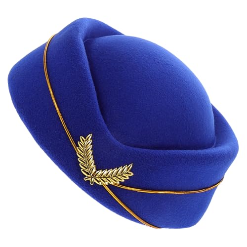 LRXIYODE Damen Stewardess Hut Kunstwolle Baskenmütze für Cosplay Bühnenauftritte Vielseitig Einsetzbar für Verschiedene Veranstaltungen Klassischem LRXIYODE Damen Stewardess Hut Kunstwolle Baskenmütze für Cosplay Bühnenauftritte Vielseitig Einsetzbar für Verschiedene Veranstaltungen Klassischem von LRXIYODE