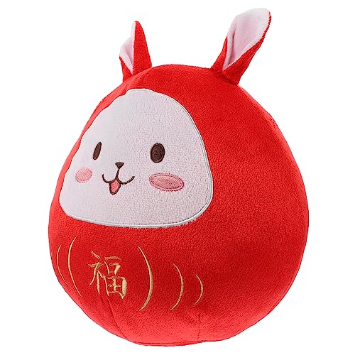 LRXIYODE Dharma-Kaninchen-Puppe Hasen Stofftiere Chinesische Neujahrskaninchenpuppe Kaninchengefüllter Kaninchen-Maskottchen- Hasenpuppe Neujahr Plüsch Rot LRXIYODE Dharma-Kaninchen-Puppe Hasen Stofftiere Chinesische Neujahrskaninchenpuppe Kaninchengefüllter Kaninchen-Maskottchen- Hasenpuppe Neujahr Plüsch Rot von LRXIYODE