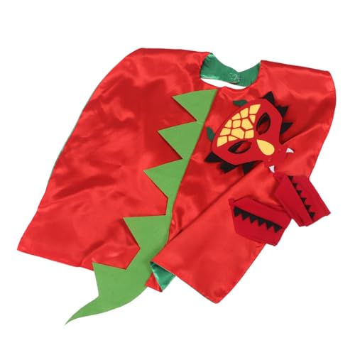 LRXIYODE Dinosaurier Kostüm für Halloween Cape mit Maske und Weicher Langlebiger Stoff Einfache für Selbstständiges Anziehen für Rollenspiele und Partys LRXIYODE Dinosaurier Kostüm für Halloween Cape mit Maske und Weicher Langlebiger Stoff Einfache für Selbstständiges Anziehen für Rollenspiele und Partys von LRXIYODE