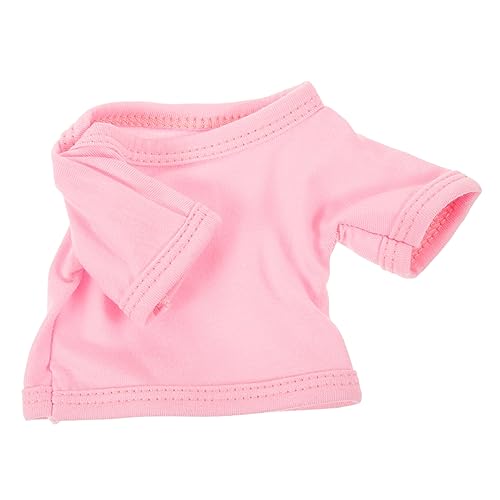 LRXIYODE Doll T Shirt für Puppen aus Baumwolle Waschbar Wiederverwendbar Süßes Design Geeignet für Puppen Liebevolles Puppenkostüm Farbenfroh Langlebig von LRXIYODE