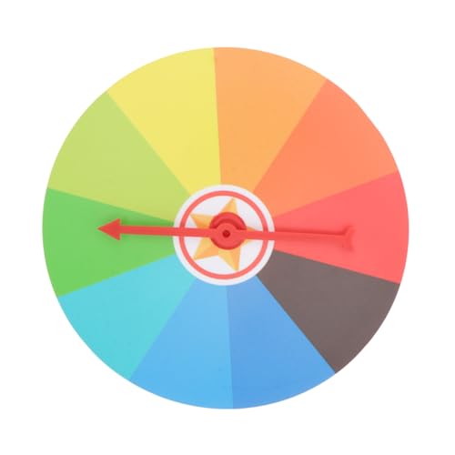 LRXIYODE Editable Prize Wheel für Beschreibbarer Spielteller Interaktives Party und Lernspiel Fördert Kreativität Hand Auge Koordination und Spielerisches Lernen bei Events von LRXIYODE