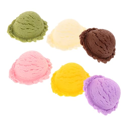 LRXIYODE Eiscreme Modellset Künstliche Eiskugeln Lebendigen Farben Milchweiß für Deko und Kreative Präsentationen Realistische LRXIYODE Eiscreme Modellset Künstliche Eiskugeln Lebendigen Farben Milchweiß für Deko und Kreative Präsentationen Realistische von LRXIYODE