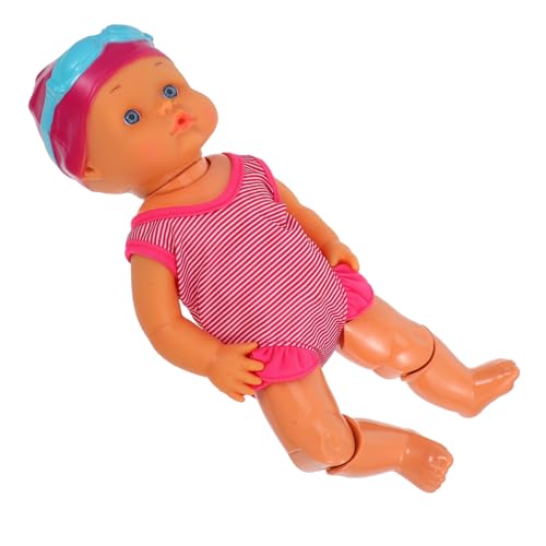 LRXIYODE Lebensechte Schwimmpuppe Elektrische Badepuppe für Babys Wasserbeständige Spielzeugpuppe für Sommeraktivitäten mit Beweglichen Beinen für Realistischen Wasserspaß für Kinder von LRXIYODE