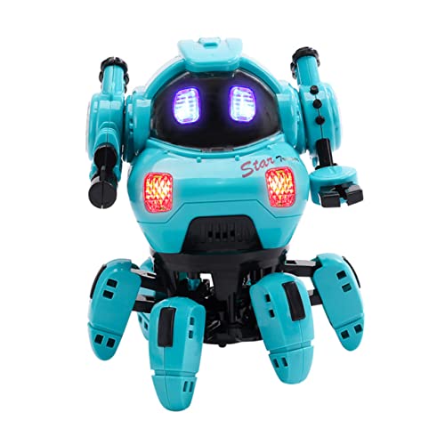 LRXIYODE Elektrischer Tanzroboter Lernroboter mit LED Licht und Musik aus Robustem Leicht und Sicher für Jungen und Mädchen Blau LRXIYODE Elektrischer Tanzroboter Lernroboter mit LED Licht und Musik aus Robustem Leicht und Sicher für Jungen und Mädchen Blau von LRXIYODE
