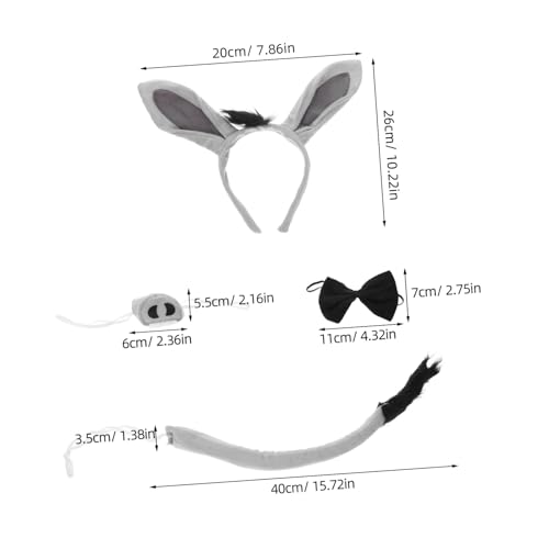 LRXIYODE Esel Haarreif Leichtes Tierkostüm Zubehör Niedliches Donkey Headband für Halloween Fasching Rollenspiel Party Jungen Mädchen LRXIYODE Esel Haarreif Leichtes Tierkostüm Zubehör Niedliches Donkey Headband für Halloween Fasching Rollenspiel Party Jungen Mädchen von LRXIYODE