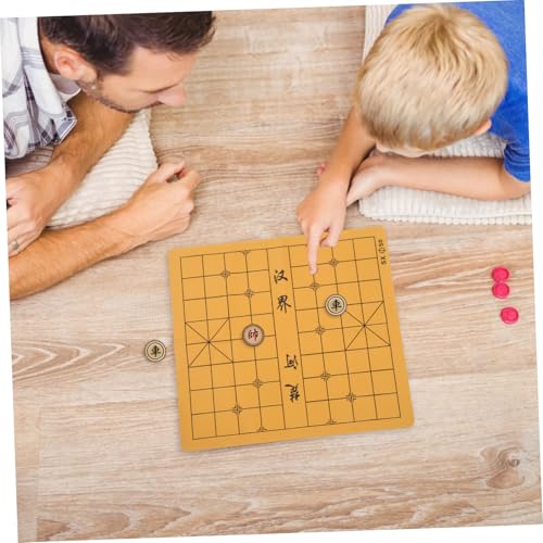 LRXIYODE Faltbares Schachbrett aus Leder mit Doppelseitigem Chinesischem Schach Go Design Praktische Klappfunktion Langlebiges Filzmaterial für Erwachsene und Schüler Zufällige Farbe LRXIYODE Faltbares Schachbrett aus Leder mit Doppelseitigem Chinesischem Schach Go Design Praktische Klappfunktion Langlebiges Filzmaterial für Erwachsene und Schüler Zufällige Farbe von LRXIYODE