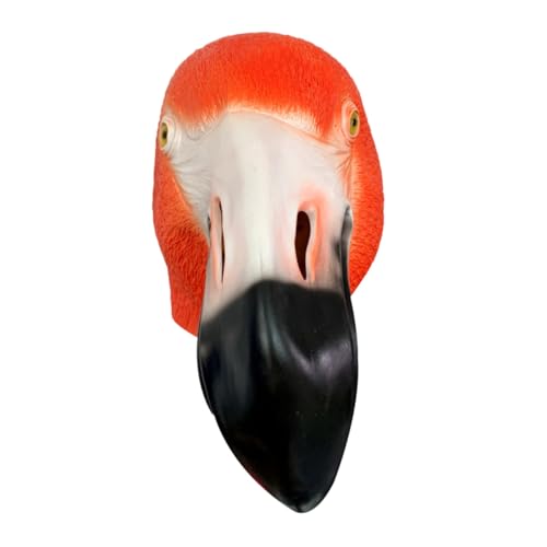 LRXIYODE Flamingo Kopfmaske für Halloween Party Kostüm Unisex Tiermaske mit Sicht und Atemöffnungen für Karneval Cosplay Tanzaufführung LRXIYODE Flamingo Kopfmaske für Halloween Party Kostüm Unisex Tiermaske mit Sicht und Atemöffnungen für Karneval Cosplay Tanzaufführung von LRXIYODE
