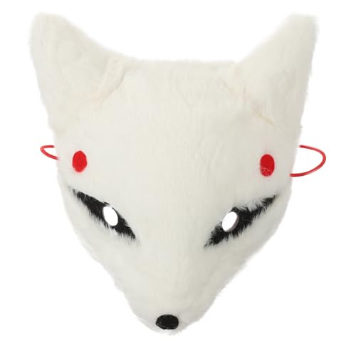 LRXIYODE Fuchs Maske Plüsch für Frauen Realistische Tiermaske für Halloween Cosplay und Partys Bequeme Augenmaskerade für Kostüme und Feiern LRXIYODE Fuchs Maske Plüsch für Frauen Realistische Tiermaske für Halloween Cosplay und Partys Bequeme Augenmaskerade für Kostüme und Feiern von LRXIYODE