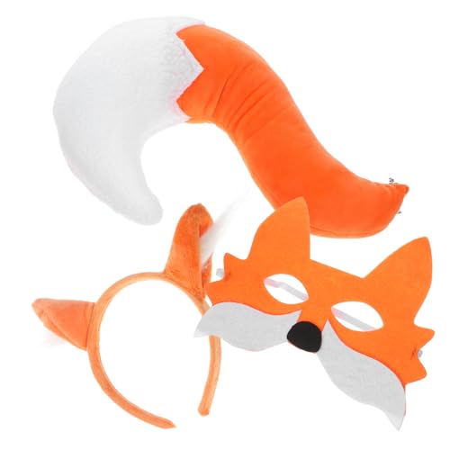 LRXIYODE Fuchs Maske mit und Ohren Teiliges Cosplay Kostümzubehör für Halloween Kostümpartys und Rollenspiele Wiederverwendbar und LRXIYODE Fuchs Maske mit und Ohren Teiliges Cosplay Kostümzubehör für Halloween Kostümpartys und Rollenspiele Wiederverwendbar und von LRXIYODE