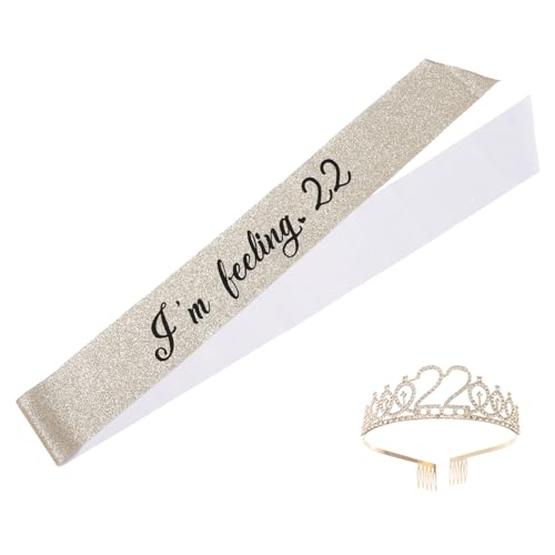 LRXIYODE Geburtstagskrone mit Glitzerriemen Jahre Set Glänzende Tiara Haarschmuck für Mädchen Rhinestone Partyaccessoire für Festliche Anlässe LRXIYODE Geburtstagskrone mit Glitzerriemen Jahre Set Glänzende Tiara Haarschmuck für Mädchen Rhinestone Partyaccessoire für Festliche Anlässe von LRXIYODE