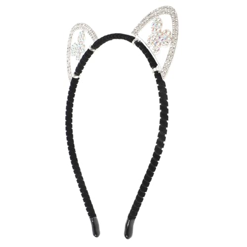 LRXIYODE Glitzerndes Katzenohren haarreif mit Strasssteinen Leichtes Bequemes Stirnband für Mädchen und Jungen Perfektes Party accessoire für Cosplay Halloween Hochzeit und Geburtstag LRXIYODE Glitzerndes Katzenohren haarreif mit Strasssteinen Leichtes Bequemes Stirnband für Mädchen und Jungen Perfektes Party accessoire für Cosplay Halloween Hochzeit und Geburtstag von LRXIYODE