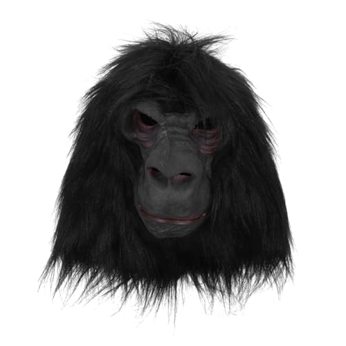 LRXIYODE Gorilla Halloween Maske Leichte Cosplay Tierkopfmaske für Halloween Karneval Party und Kostümfest Langlebiges Partyzubehör für Erwachsene LRXIYODE Gorilla Halloween Maske Leichte Cosplay Tierkopfmaske für Halloween Karneval Party und Kostümfest Langlebiges Partyzubehör für Erwachsene von LRXIYODE