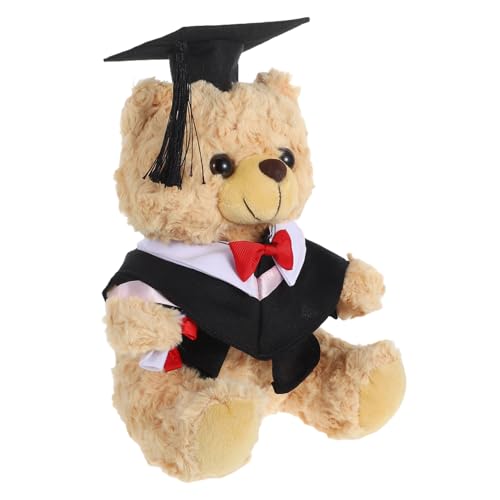 LRXIYODE Graduationsbär Plüsch Kuscheltier mit Doktorhut und Robe Dekoratives Stofftier für Abschlussfeier Vielseitiges für Studenten und Festliche Dekoration LRXIYODE Graduationsbär Plüsch Kuscheltier mit Doktorhut und Robe Dekoratives Stofftier für Abschlussfeier Vielseitiges für Studenten und Festliche Dekoration von LRXIYODE