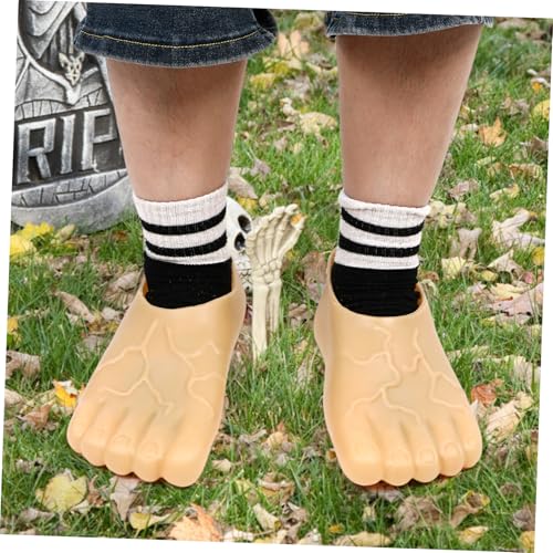 LRXIYODE Große Cosplay Hausschuhe Komfortable Halloween Slipper für Kostüm und Maskenpartys Lustige Partyrequisiten Wiederverwendbare Große Fußpantoffeln für Erwachsene von LRXIYODE