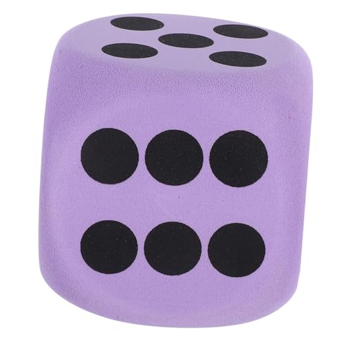 LRXIYODE Extra-große Eva Spielwürfel Junge Mädchen Lernspielzeug Weiche Schaumstoff Würfel Für Partys Spiele Und Aktivitäten in Violett Teambuilding Und Familienfeiern von LRXIYODE