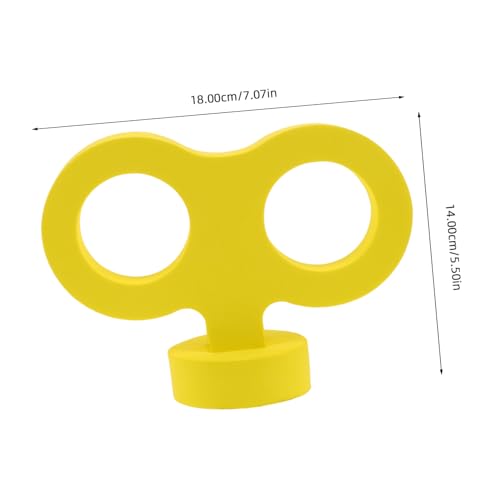 LRXIYODE Großer Gelber Windup Key Sticker Auto Dekoration Kinderfreundlich Auffälliges Design für Auto Party Raumgestaltung von LRXIYODE