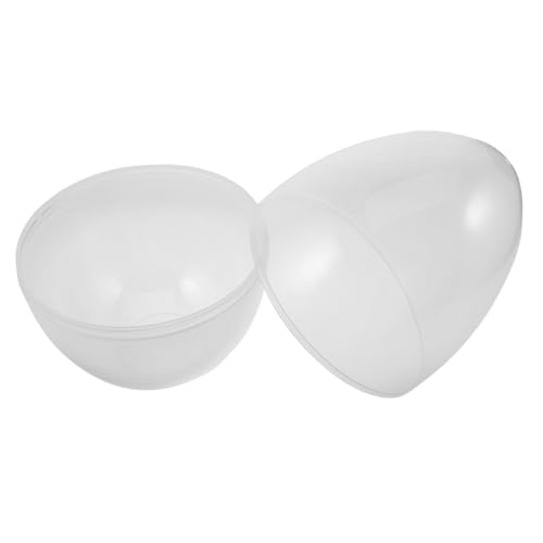 LRXIYODE Großes Transparentes DIY-Ei Befüllbare Jumbo-kapsel Vielseitiger für Süßigkeiten Geschenke Partydekoration zu Ostern Weihnachten Hochzeit von LRXIYODE