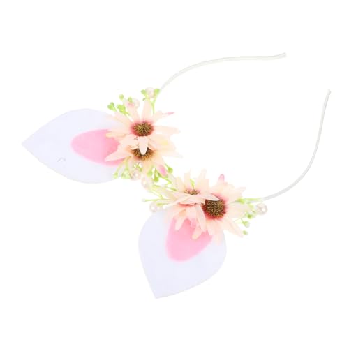 LRXIYODE Haarreif mit Hasenohren und Blüten Atmungsaktives Sicheres Stirnband für Mädchen Party Haar Accessoire für Festtage und Kostüm Bequem und Dekorativ LRXIYODE Haarreif mit Hasenohren und Blüten Atmungsaktives Sicheres Stirnband für Mädchen Party Haar Accessoire für Festtage und Kostüm Bequem und Dekorativ von LRXIYODE