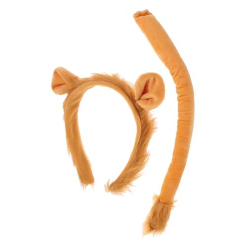 LRXIYODE Löwenschwanz Und Stirnband Für Halloween Cosplay Aus Hochwertigem Material Wiederverwendbar Als Party Requisite Und Kostüm Zubehör LRXIYODE Löwenschwanz Und Stirnband Für Halloween Cosplay Aus Hochwertigem Material Wiederverwendbar Als Party Requisite Und Kostüm Zubehör von LRXIYODE