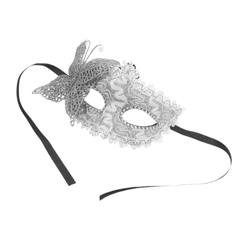LRXIYODE Halbgesichtsmaske Schmetterling venezianische maske fasching maske Venetianische Maske Karneval schmetterlingsmaske Opernmaske festliche dekorative Masken Plastik Silver LRXIYODE Halbgesichtsmaske Schmetterling venezianische maske fasching maske Venetianische Maske Karneval schmetterlingsmaske Opernmaske festliche dekorative Masken Plastik Silver von LRXIYODE