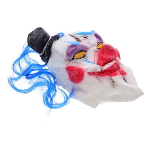 LRXIYODE Halloween Clown Maske Vollgesicht Lustiges Zirkus Kostüm Accessoire für Karneval Maskenball und Cosplay Damen Herren LRXIYODE Halloween Clown Maske Vollgesicht Lustiges Zirkus Kostüm Accessoire für Karneval Maskenball und Cosplay Damen Herren von LRXIYODE