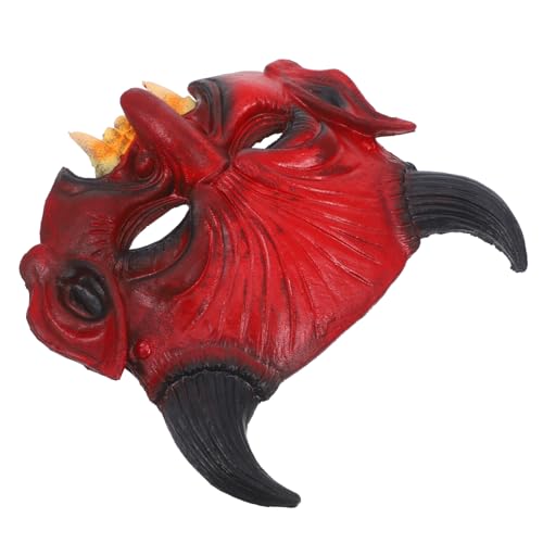 LRXIYODE Halloween Dämonenmaske aus Leichtem PU Material Gruseliges Cosplay Accessoire mit Spitzen Hörnern und Zähnen für Party Karneval Bühnenauftritte und Halloween Veranstaltungen LRXIYODE Halloween Dämonenmaske aus Leichtem PU Material Gruseliges Cosplay Accessoire mit Spitzen Hörnern und Zähnen für Party Karneval Bühnenauftritte und Halloween Veranstaltungen von LRXIYODE