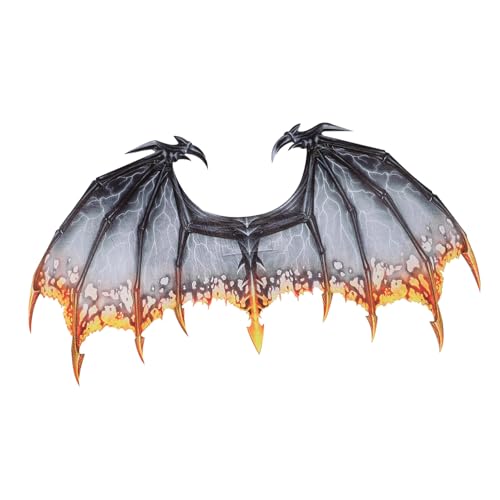 LRXIYODE Halloween Drachenflügel Kostüm Requisiten aus Vliesstoff Leichte Kreative Cosplay Flügel für Erwachsene für Karneval Halloween und Kostümpartys von LRXIYODE