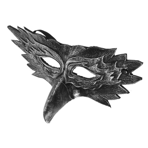 LRXIYODE Halloween Gesichtsmaske Herren Maskerade Party Zubehör Vogelmaske Halloween Kostüm Zubehör Cosplay Requisiten Halbmaske Karnevalsmaske Kostümmaske Tiermaske Pu LRXIYODE Halloween Gesichtsmaske Herren Maskerade Party Zubehör Vogelmaske Halloween Kostüm Zubehör Cosplay Requisiten Halbmaske Karnevalsmaske Kostümmaske Tiermaske Pu von LRXIYODE