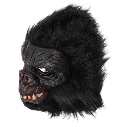 LRXIYODE Halloween Gorilla Kopf Maske Cosplay Kostüm Tiermaske für Halloween Party Herren und Damen Realistische Gorilla Animal Maske Robust Atmungsaktiv Einheitsgröße für Vielseitige LRXIYODE Halloween Gorilla Kopf Maske Cosplay Kostüm Tiermaske für Halloween Party Herren und Damen Realistische Gorilla Animal Maske Robust Atmungsaktiv Einheitsgröße für Vielseitige von LRXIYODE