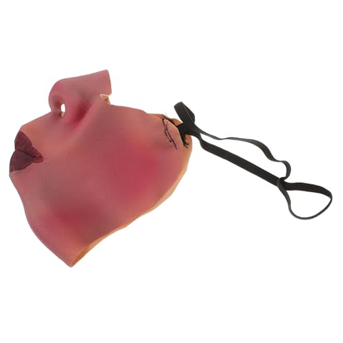 LRXIYODE Halloween Halbgesichtsmaske mit Realistischem Menschlichem Nasen und Lippen Design Leichte Hautfreundliche für Erwachsene für Party Karneval und Aprilscherze LRXIYODE Halloween Halbgesichtsmaske mit Realistischem Menschlichem Nasen und Lippen Design Leichte Hautfreundliche für Erwachsene für Party Karneval und Aprilscherze von LRXIYODE