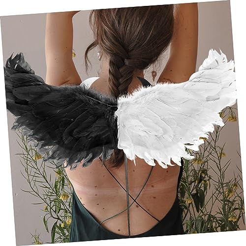 LRXIYODE Halloween Kostüm Flügel mit Haarreif Langlebige Cosplay Flügel Prop für Erwachsene Komfortabel Tragbar für Party Maskerade Bühnenauftritte Dekoratives Partyaccessoire von LRXIYODE