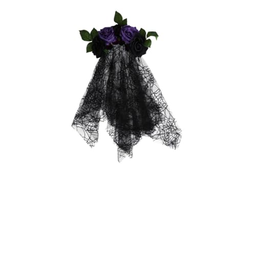 LRXIYODE Halloween Schädel Haarreif mit Blumen Langlebiges Schwarzes Cosplay Stirnband Bequemes Haarschmuck Accessoire für Party Festival und Halloween Kostüm LRXIYODE Halloween Schädel Haarreif mit Blumen Langlebiges Schwarzes Cosplay Stirnband Bequemes Haarschmuck Accessoire für Party Festival und Halloween Kostüm von LRXIYODE