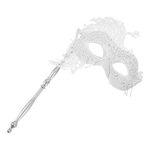 LRXIYODE Handgefertigte Spitzen Masquerade Maske Damen für Kostümparty Fasching Halloween Prom Cosplay Leichtes Design Ergonomisch Geformt Weißer Großer Pfauenschwanz Festlich LRXIYODE Handgefertigte Spitzen Masquerade Maske Damen für Kostümparty Fasching Halloween Prom Cosplay Leichtes Design Ergonomisch Geformt Weißer Großer Pfauenschwanz Festlich von LRXIYODE