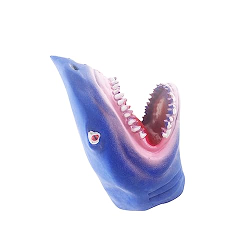 LRXIYODE Handpuppe aus Weichem Kunststoff Realistische Storytelling Puppe für Interaktive Spielpuppe Fantasie Eltern Junge Mädchen Spiel Blau von LRXIYODE