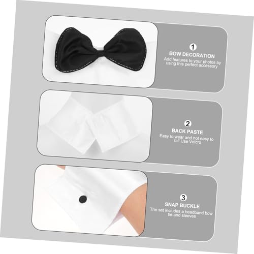 LRXIYODE Hasenkostüm Set Bunny Stirnband mit Ohren Halsband für Karneval Kostümparty Festival Einzigartiges Cosplay Zubehör LRXIYODE Hasenkostüm Set Bunny Stirnband mit Ohren Halsband für Karneval Kostümparty Festival Einzigartiges Cosplay Zubehör von LRXIYODE