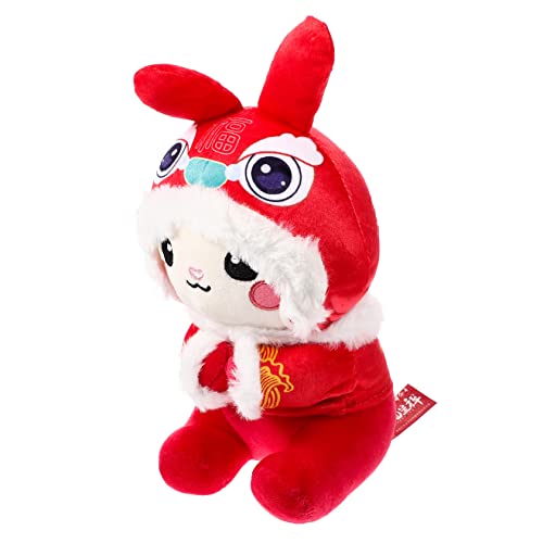 LRXIYODE Hasenpuppe Hase Gefülltes Maskottchen- Hasenjahr-Maskottchen-Puppe Kaninchen Stofftier Kaninchengefüllter Entzückendes Häschendekor Neujahr Plüsch LRXIYODE Hasenpuppe Hase Gefülltes Maskottchen- Hasenjahr-Maskottchen-Puppe Kaninchen Stofftier Kaninchengefüllter Entzückendes Häschendekor Neujahr Plüsch von LRXIYODE