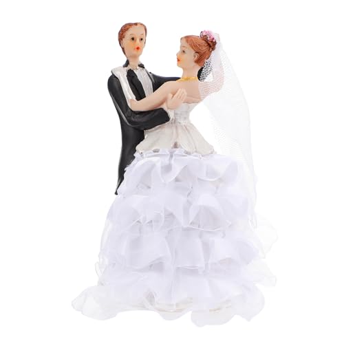 LRXIYODE Hochzeitskuchenfigur Brautpaar Tortenfigur Handbemalt für Hochzeitstorte Dekoration und Raumdeko Geschenkidee Stilvolle Tortendekoration LRXIYODE Hochzeitskuchenfigur Brautpaar Tortenfigur Handbemalt für Hochzeitstorte Dekoration und Raumdeko Geschenkidee Stilvolle Tortendekoration von LRXIYODE