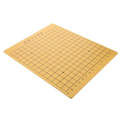 LRXIYODE Holz Doppelseitiges Schachbrett für Fünf Gewinnt und Chinesisches Schach Tragbares Brettspiel aus Nachhaltigem Holz Kompaktes Design für Denkspiele und Geschenkidee von LRXIYODE