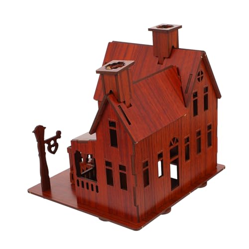 LRXIYODE Holz Haus Modell Puzzle DIY Bausatz Umweltfreundliches Holzspielzeug Kinderfreundliches Steckspiel für Jungen Mädchen Erwachsene Dekoratives Familien LRXIYODE Holz Haus Modell Puzzle DIY Bausatz Umweltfreundliches Holzspielzeug Kinderfreundliches Steckspiel für Jungen Mädchen Erwachsene Dekoratives Familien von LRXIYODE