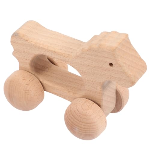 LRXIYODE Holz Inertial Spielzeugwagen für Kreatives Schiebeauto und Motorikfähigkeiten Geeignet für Kleinkinder Ab Monaten Montessori Inspiriert Sicher und Leicht zu Handhaben von LRXIYODE