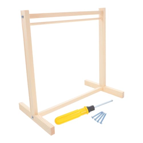 LRXIYODE Holz Puppenkleiderständer Miniatur Kleiderständer Puppenhaus Möbel Zubehör Stabile Konstruktion Elegantes Design Perfektes Aufbewahrungssystem für Puppenkleider LRXIYODE Holz Puppenkleiderständer Miniatur Kleiderständer Puppenhaus Möbel Zubehör Stabile Konstruktion Elegantes Design Perfektes Aufbewahrungssystem für Puppenkleider von LRXIYODE