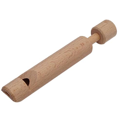 LRXIYODE Holz Push Pull Schiebeflöte für Leichtes Musikinstrument zur Musikalischen Früherziehung DIY Mini Holzflöte Pädagogisches für Jungen und Mädchen Ab Jahren Natürlicher Holzton von LRXIYODE