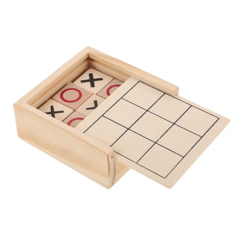 LRXIYODE Holz Spiel für Familien Tragbares Brettspiel aus Holz Pädagogisches Denkspiel für Soziale Treffen Fördert Kognitive Fähigkeiten und Strategisches Denken von LRXIYODE