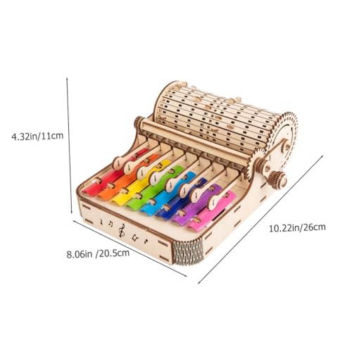 LRXIYODE Holz Xylophon Musikinstrument für DIY Percussion Natürliches Holz Sicher Abgerundete Kanten Fördert Musikentwicklung und Koordination Teilig von LRXIYODE