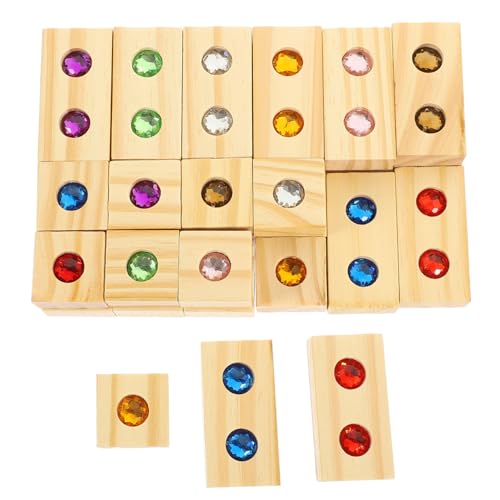 LRXIYODE Holzbausteine mit Edelstein Inlay Stabiles Langlebiges Teiliges Pädagogisches Stapelspielzeug Geduld Kreativität und Sozialen Fähigkeiten LRXIYODE Holzbausteine mit Edelstein Inlay Stabiles Langlebiges Teiliges Pädagogisches Stapelspielzeug Geduld Kreativität und Sozialen Fähigkeiten von LRXIYODE