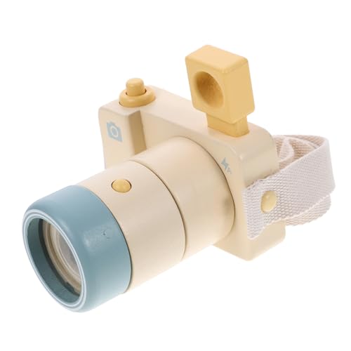 LRXIYODE Holzkamera Miniatur Kinderkamera aus Holz mit Prisma Objektiv Dekoratives Pädagogisches für Kreatives Lernen und Sinnliche Entdeckung für Partys von LRXIYODE