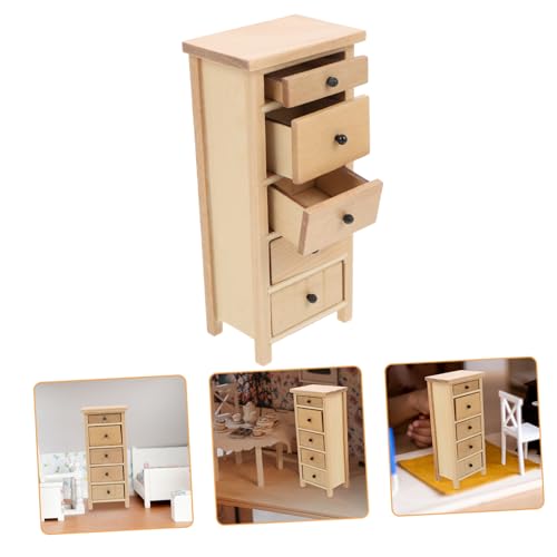LRXIYODE Holzschrank Für Puppenhaus Modellmöbel Für Mini Und Praktisch Zubehör Für Kreative Spielwelten LRXIYODE Holzschrank Für Puppenhaus Modellmöbel Für Mini Und Praktisch Zubehör Für Kreative Spielwelten von LRXIYODE