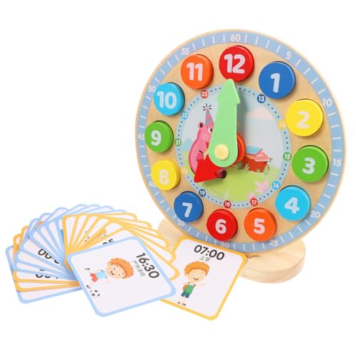 LRXIYODE Holzspielzeug Zahlen Lernuhr Uhr Lernspielzeug Cognition Pädagogisch für Jungen und Mädchen mit Glatten Kanten und Multifunktionalem Lernspielzeug LRXIYODE Holzspielzeug Zahlen Lernuhr Uhr Lernspielzeug Cognition Pädagogisch für Jungen und Mädchen mit Glatten Kanten und Multifunktionalem Lernspielzeug von LRXIYODE