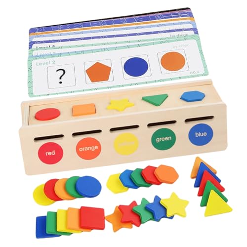 LRXIYODE Holzspielzeug für Junge Mädchen mit Farb und Formensortierung Montessori Lernspielzeug Feinmotorik und Kognitiven Entwicklung Sicheres Pädagogisches LRXIYODE Holzspielzeug für Junge Mädchen mit Farb und Formensortierung Montessori Lernspielzeug Feinmotorik und Kognitiven Entwicklung Sicheres Pädagogisches von LRXIYODE