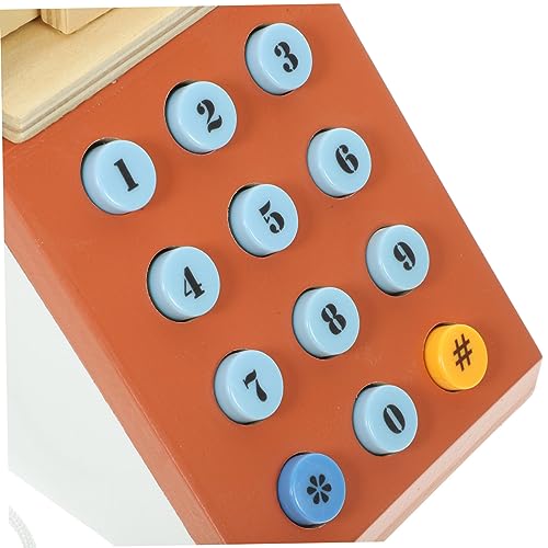 LRXIYODE Holztelefon für Kleinkinder Simulierter Vintage Retro Telefon Drehbares Wählscheiben Holzspielzeug zur Frühkindlichen von Hand Auge Koordination und Zahlenverständnis LRXIYODE Holztelefon für Kleinkinder Simulierter Vintage Retro Telefon Drehbares Wählscheiben Holzspielzeug zur Frühkindlichen von Hand Auge Koordination und Zahlenverständnis von LRXIYODE